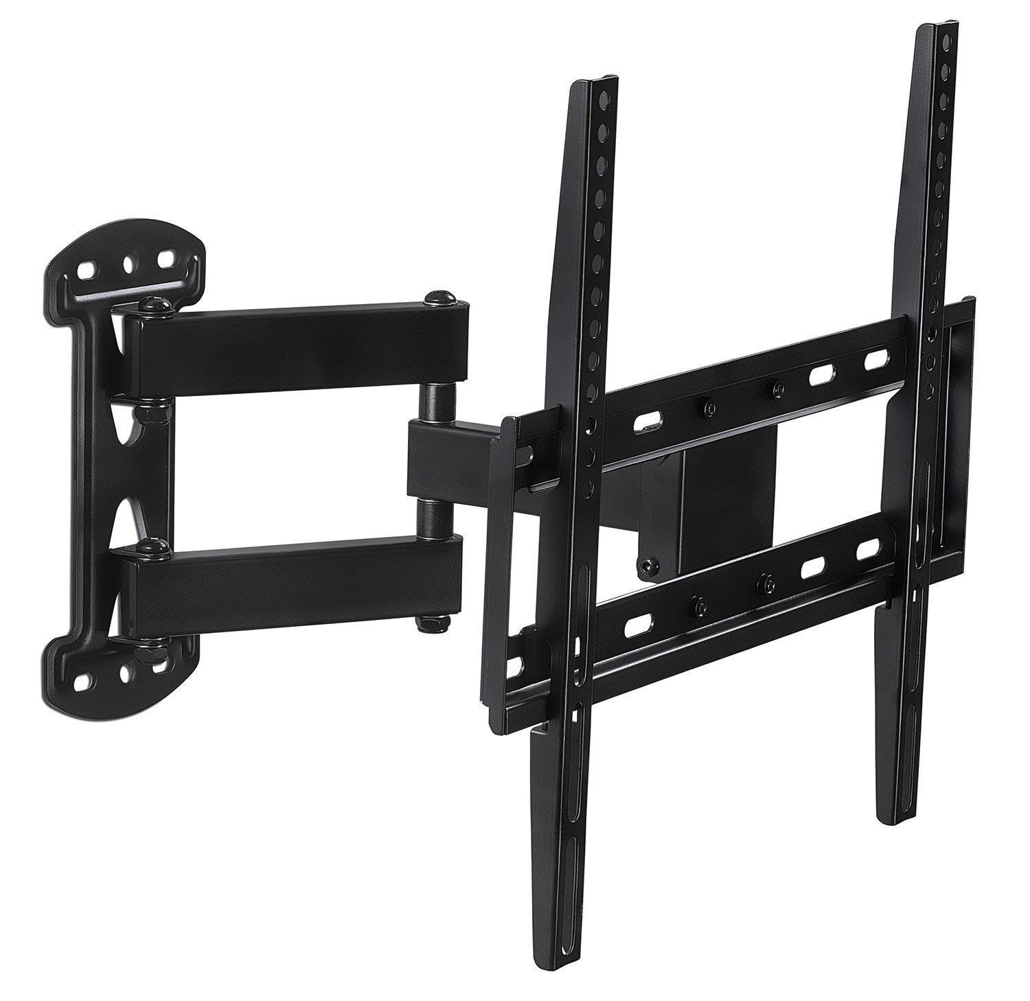 MountIt! Full Motion TV Wall Mount Corner Bracket, VESA 400 x 400