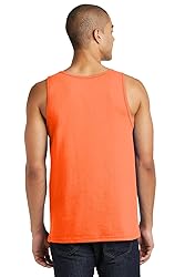 District Men's Young The Concert Tank XS Neon Orange