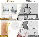 Modacraft 372Pcs Picture Hooks Hanging Kit with Nails Wire Mini Level 75lb view 4