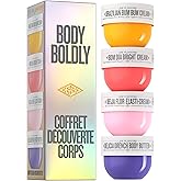 Sol de Janeiro Body Boldly Body Cream Discovery Set | Trial Size Body Creams | Gift Set | Set of 4 - 25mL | Bum Bum, Bom Dia, Beija Flor, Delicia Drench | Amazon Exclusive