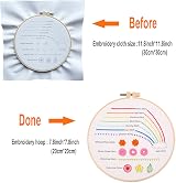 Myfelicity Embroidery Beginners Stitch Practice Kit 3 Starter Kits Learn 30 view 3