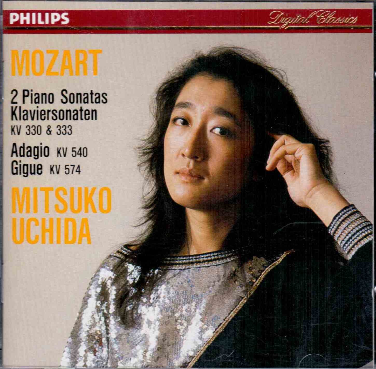 Mozart, Uchida Mozart 2 Piano Sonatas Klaviersonaten KV 330 & 333