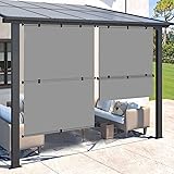 SunnyRoyal 4'W X 6'H Patio Foldable Sun Shade