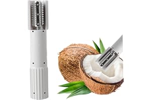 Electric Coconut Grater for Kitchen, Cordless Coconut Scraper with Stainless Steel Blades, Efficient Tool for Milk, Meat & De