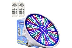 Cynlink 12V 50W LED Color Changing Pool Lights for Inground Pool, Swimming Pool Light Bulb with Remote, E26 Replacement Underwater Pool Lighting for Pentair and Hayward Light Fixtures, 1 Pack