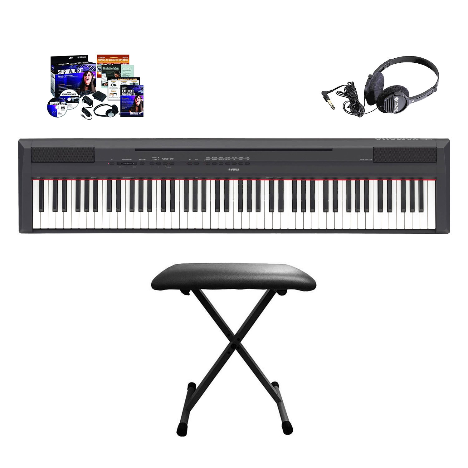 Yamaha P115B 88Key Black Digital Piano