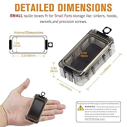 Dovesun Small Fishing Tackle Box Organizer Assembly