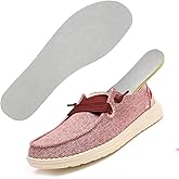 VOBUYING Women Shoe Insoles Replacement for Hey Dude, Memory Foam Shoe Inserts for Women, Providing Excellent Shock Absorption and Cushioning, Reducing Sweating and Odors (W11)