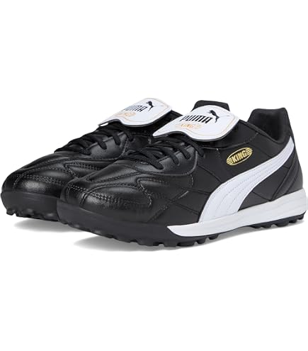 Amazon.com | PUMA King Top TT Black White 7 D (M) | Soccer