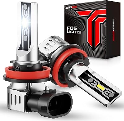 Torchbeam H11 H16 H8 LED fog light bulb 12000LM 6500K white plug and play