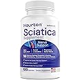 Hourten Advanced Sciatic Nerve Support Relief: Alpha Lipoic Acid - 18 in 1 Sciatica Supplements - Vitamin B Complex - Made in USA (120 Capsules)