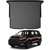 Mixsuper Cargo Liner Custom Fit for 2019-2025 Honda Passport All Weather Trunk Liner Anti-Slip Rear Cargo Mat Black