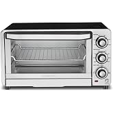 Cuisinart Custom Classic Toaster Oven Broiler, 1800 Watt Countertop Toaster Oven to Bake, Broil, and Toast, Non-Stick Interio