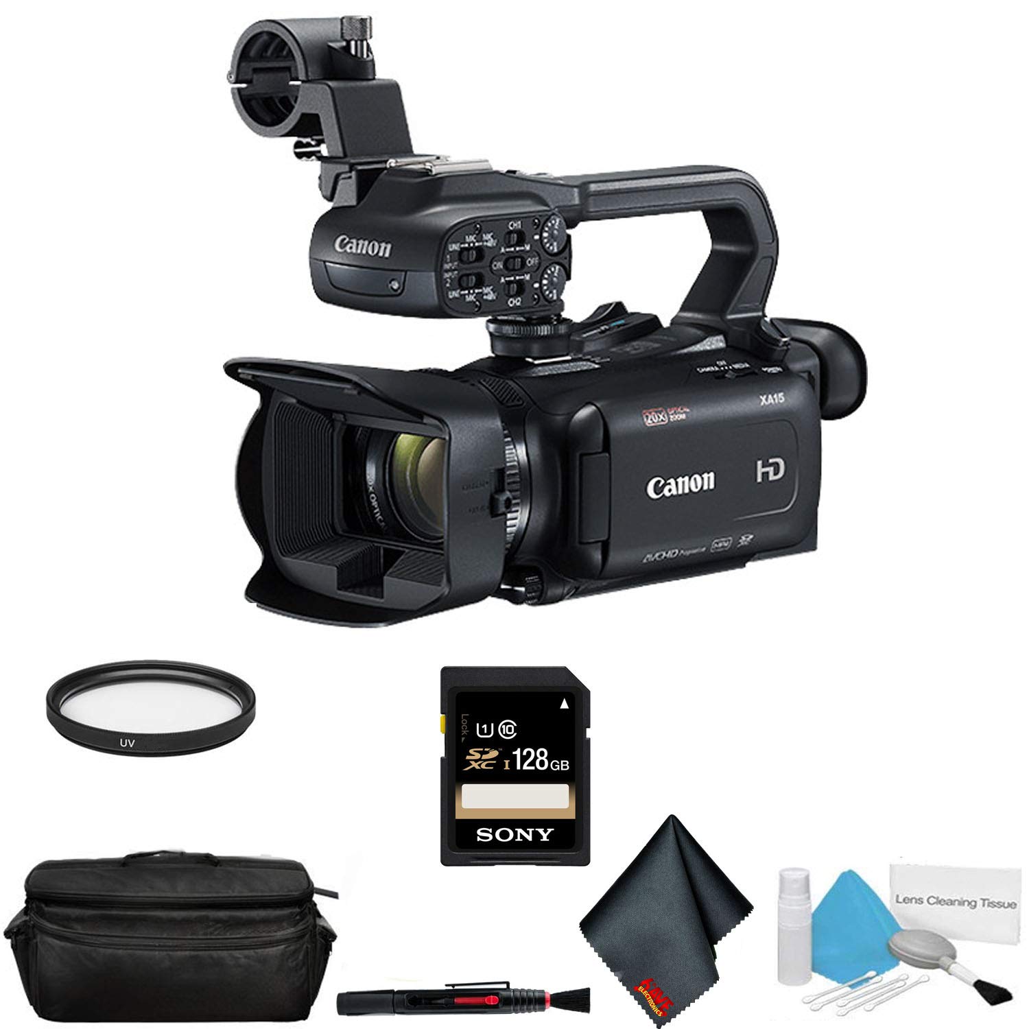 Canon XA15 Compact Full HD Camcorder with SDI, HDMI, and Composite