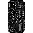 iPhone 11 Motherboard Microchip Circuit Black IT Computer Background Case