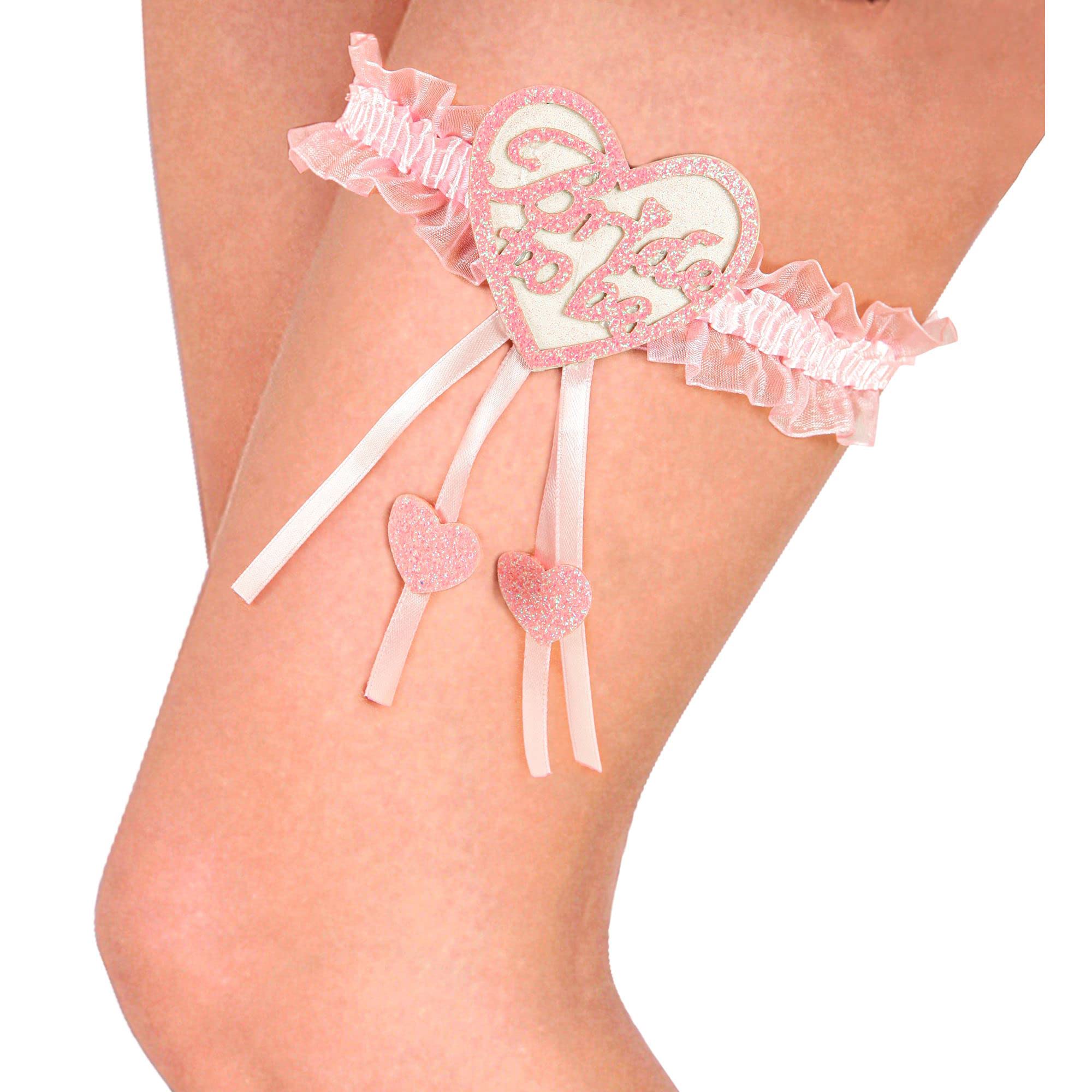 Bride To Be Heart Garter Women's Fancy Dress
