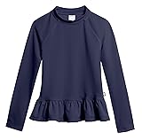 City Threads Big Girls' Solid Rashguard Swimming