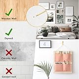 XIAO MO GU 162Pcs Heavy Duty Picture Hooks Kit for Hard Walls Gold view 3