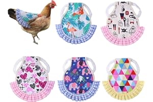 WaterYalan Chicken Saddle, Hens Apron, Poultry Saver, Chicken Back Protector，Chicken clothes