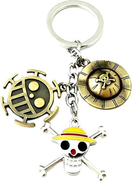 Amazon Co Jp One Pieceキーチェーンキーリングアニメ漫画tv Comics映画漫画スーパーヒーローロゴテーマプレミアム品質詳細なコスプレジュエリーギフトシリーズ 車 バイク