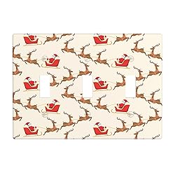 Moslion Christmas Santa Claus Reindeer Duplex