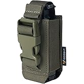 IDOGEAR Tactical Flashlight Holder Molle flashbang Pouch Magazine Pouch Multi-Purpose Tool Pouch for Vest Heavy Duty Belt Backpack