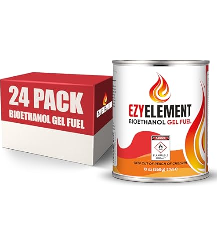 Amazon.com: EZYELEMENT Gel Fuel for Indoor & Outdoor Use – Make