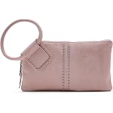HOBO Women's Sable Wristlet Bag | Leather, Wristlet Strap, Zip Closure, Six Card Slots, Compact Size