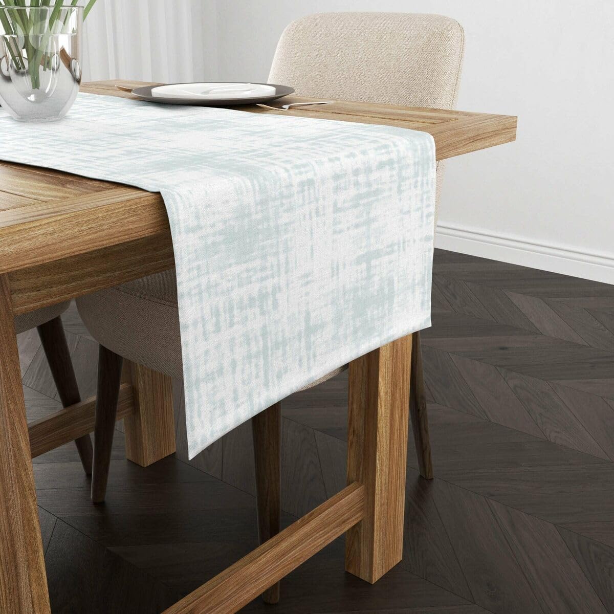 Muaré Table Runner 0120-229 Multicoloured 45 x 140 cm