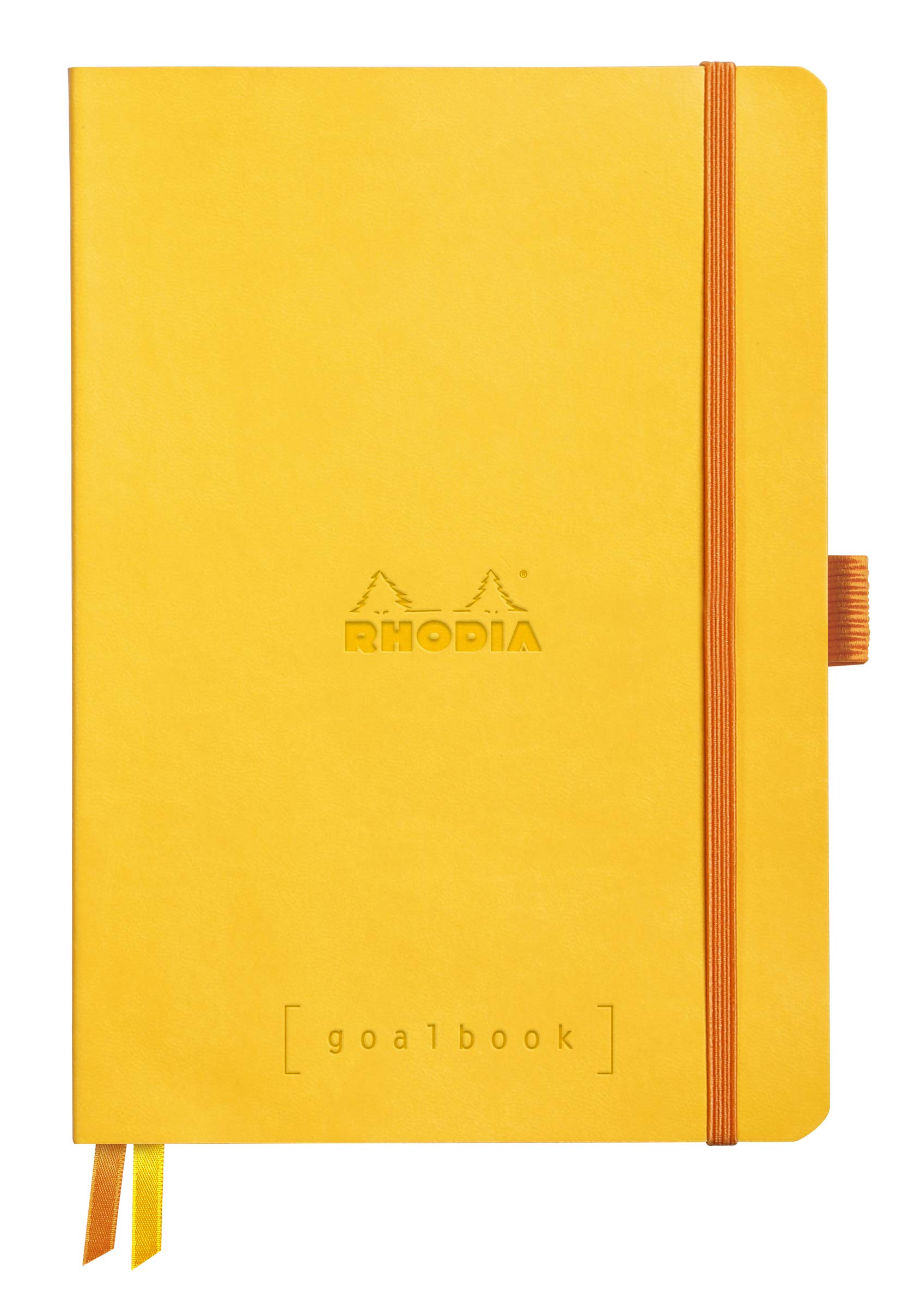 Rhodia Softcover Goal Book, A5 , Dot - Daffodil Yellow