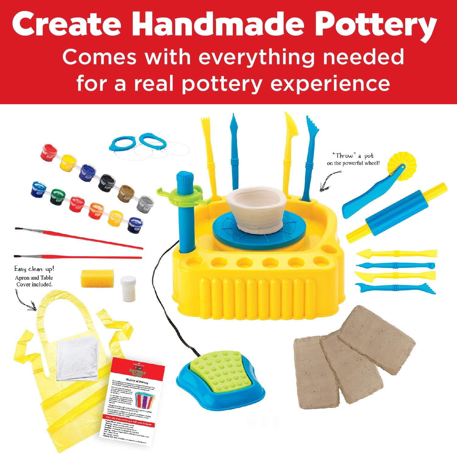 children's pottery wheel set