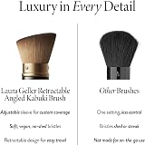 Laura Geller New York Retractable Black Kabuki Brush Aluminum Handle view 7