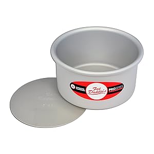 Fat Daddio's PCC-63 Round Cheesecake Pan, 6 x 3 Inch, Silver
