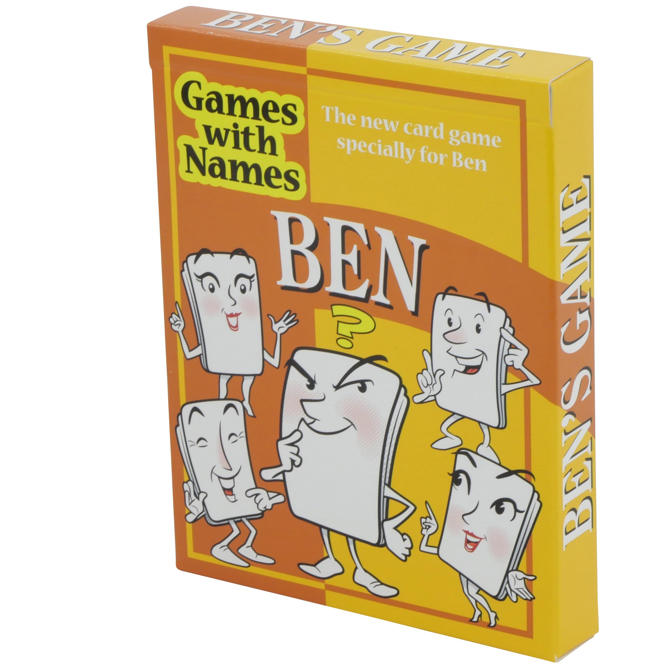 BEN'S GAME: New card game gift for men or boys called Ben or Benjamin. Ideal for birthdays, games night, Christmas stocking fillers, secret santa gifts, Christmas Eve box fillers etc