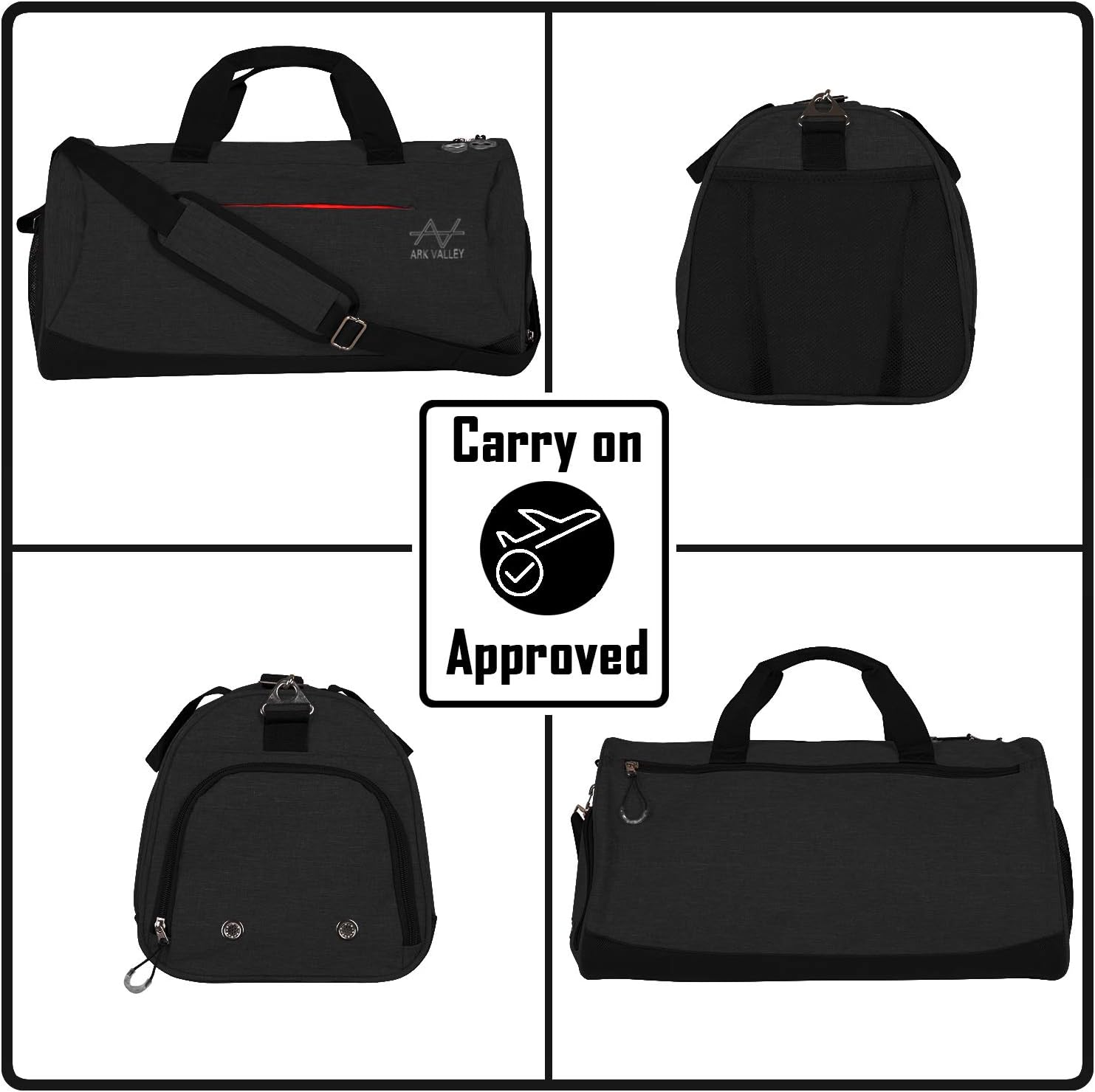 Gym Bag, Sports Duffle bags. Men, womens large holdalls with shoes compartment and wet pocket