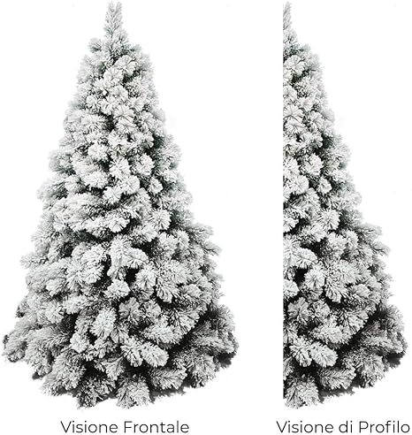 Albero Di Natale A Parete Amazon.Salone Negozio Online Albero Di Natale A Parete Alfa White Cm 210 Rami Pvc Ad Aghi Base Cm 152 Interno Esterno Amazon It Casa E Cucina