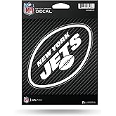 NFL Rico Industries Carbon Fiber Medium Die Cut Decal 5" x 7" Vinyl Die-Cut Decal - Car/Truck/Home Accessory