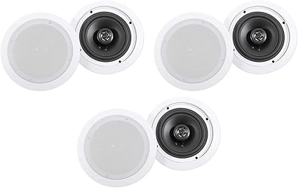 Amazon Com 6 Rockville Hc655 6 5 500 Watt In Ceiling Home