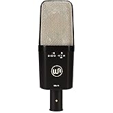 Warm Audio WA-14 Large Diaphragm Condenser Microphone, Black with silver grille