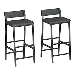 Furologee Bar Stools Set of 2, 24 Inches Counter
