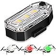 Aiffoto Drone Strobe Light Compatible with DJI Drones, Anti Collision Lighting, 3 Colors Night Flight LED Lights, Outdoor Hemlet Light Signal Light