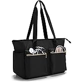 Damero Nurse Bag for Work Supplies, Medical Bags with Laptop Sleeve for Home Care Nurse, Medical Students and More, Black