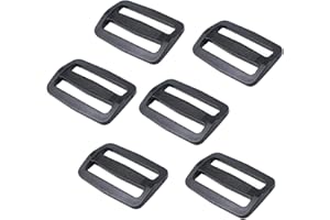 Baitoo Tri glide Slider,Heavy Duty Plastic Tri Glide Slide Buckle Strap sliders Adjusters for Backpack Strap Belt