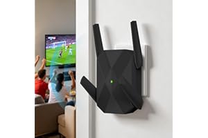 2026 AX3000 WiFi 6 Extender, WiFi Extender Signal Booster, Long Range WiFi Booster with Gigabit Ethernet Port, Dual Band (2.4