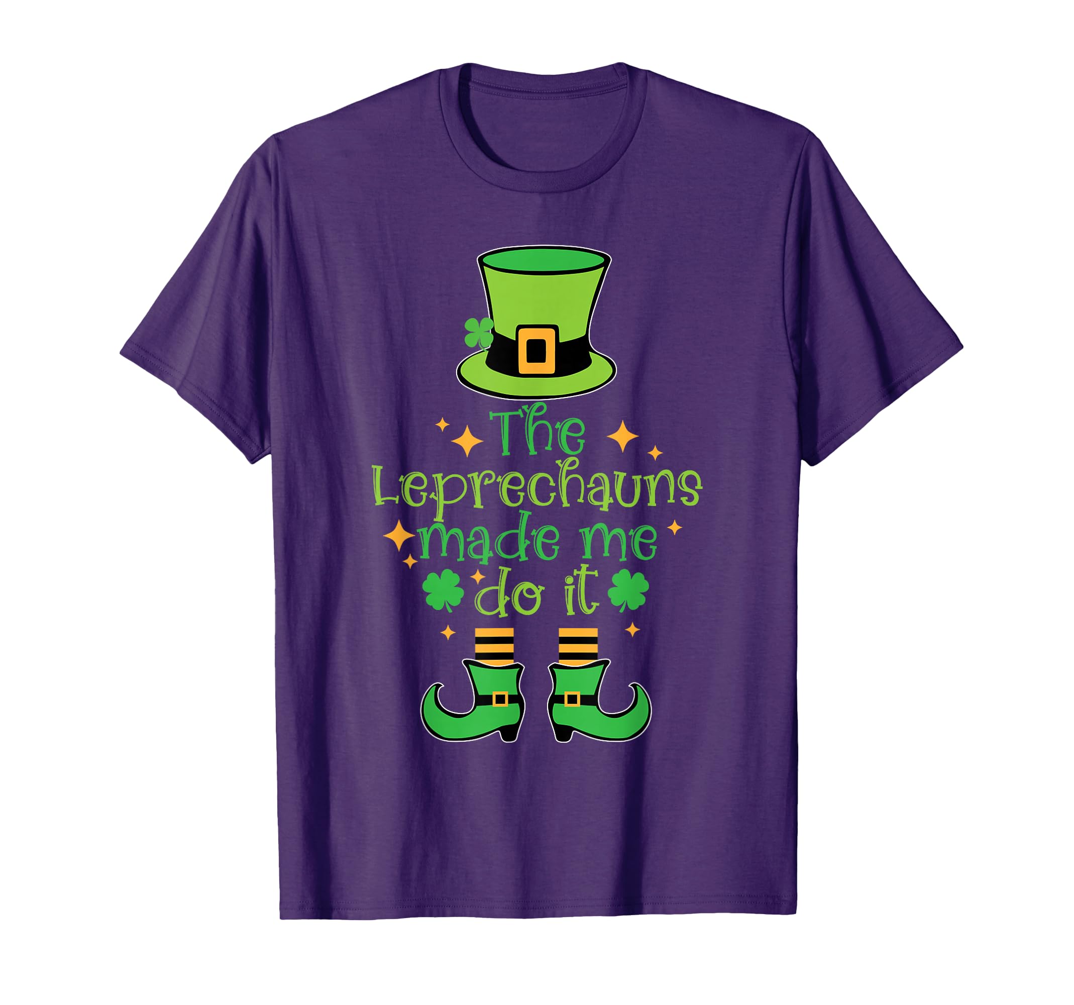 Photo 1 of ** green**
The Leprechauns Made Me Do It Funny St Patricks Day Kids Boy T-Shirt small