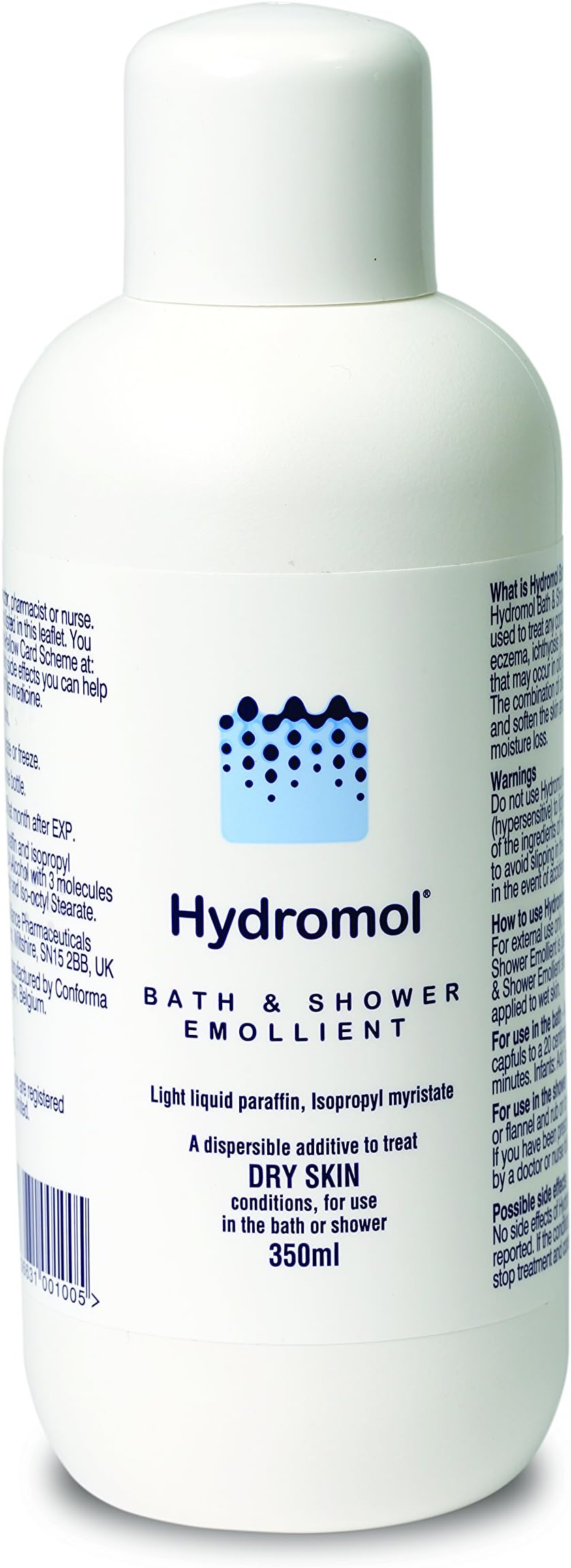 Hydromol Bath and Shower Emollient 350 ml Brand Hydromol