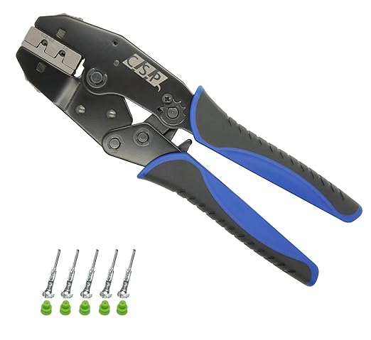 Crimpzange f. Superseal Kontakte 0,35/0,50 ² u. 1,50mm² Presszange Quetschzange