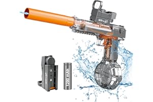 Talgic Powerful Electric Water Gun, Automatic Squirt Gun up to 32Ft Long Range, 300 Water Shots, Classic Strong Squirt Gun, Summer Outdoor Swimming Pool Water Toy for Adult/Kids