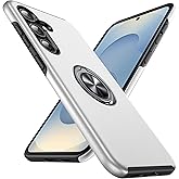 Anqrp Designed for Samsung Galaxy S25 Case, Built-in [15Ft Drop Protection][Heat Dissipation] Shockproof Military Grade Protection,for Samsung Galaxy S25 Case,Silver