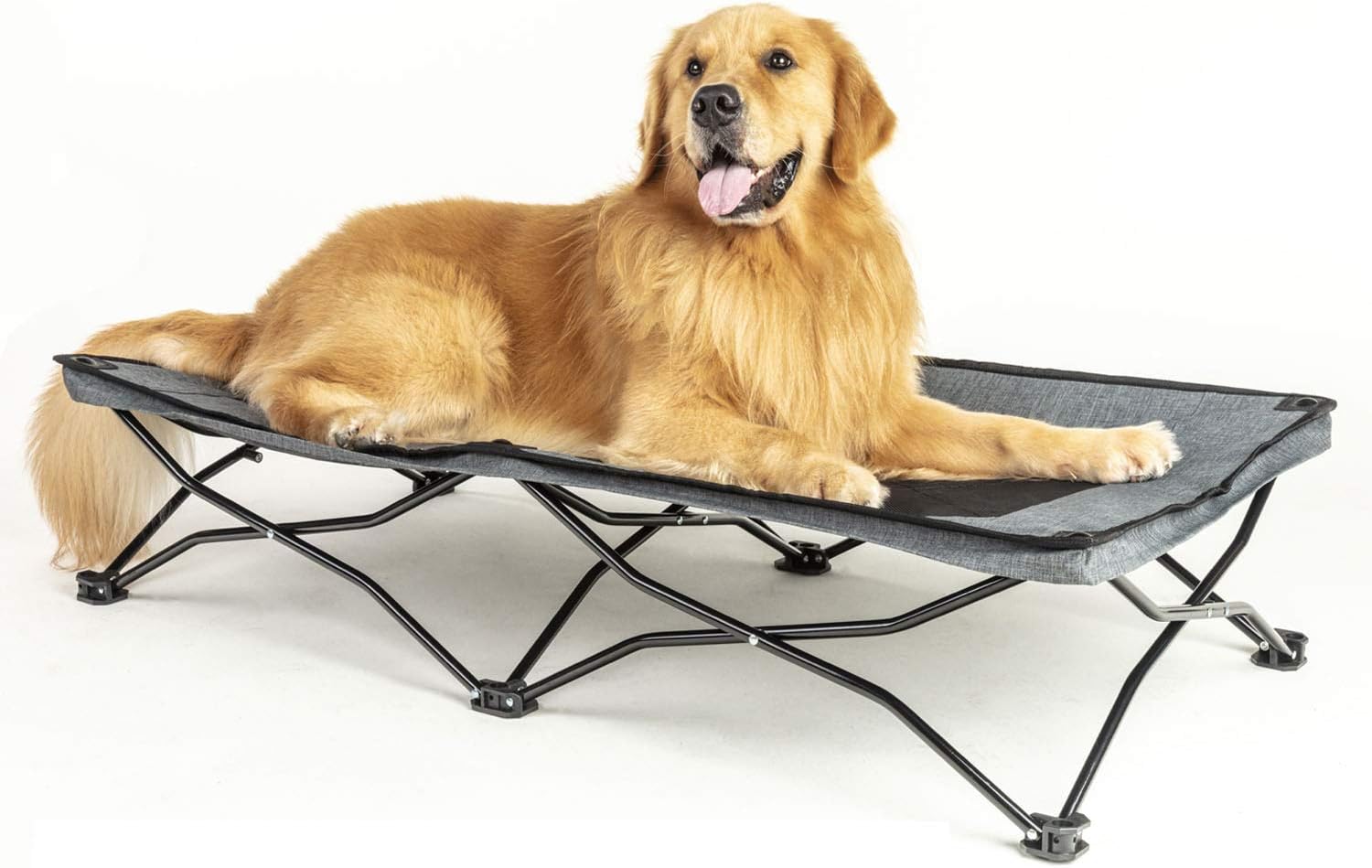 Maxpama 47 inches Large Elevated Dog Bed Cot, Cooling